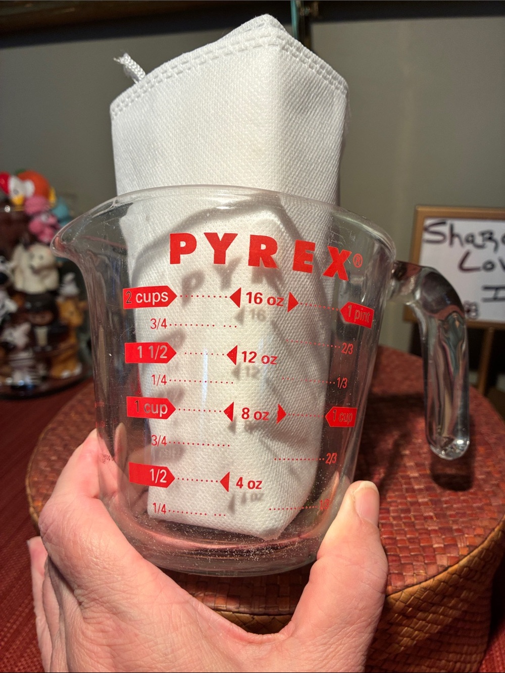 Pyrex Glass 16 oz Measuring Cup made for the Rice-A-Roni Company (1998)